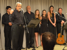 Dr. Fernando Operé en el espectáculo <br> de inauguración del Auditorio.